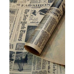 Бумага крафт газетка FASHION в рулоне 0,7*8 мм