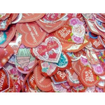 Комплект мини сердечко открытка в День Св. Валентина / mini heart postcard on Valentine's Day (408 шт)